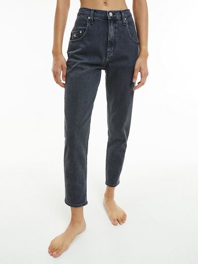 Calvin Klein Ruhák HU148867 | Calvin Klein Mom Női Farmernadrág Fekete
